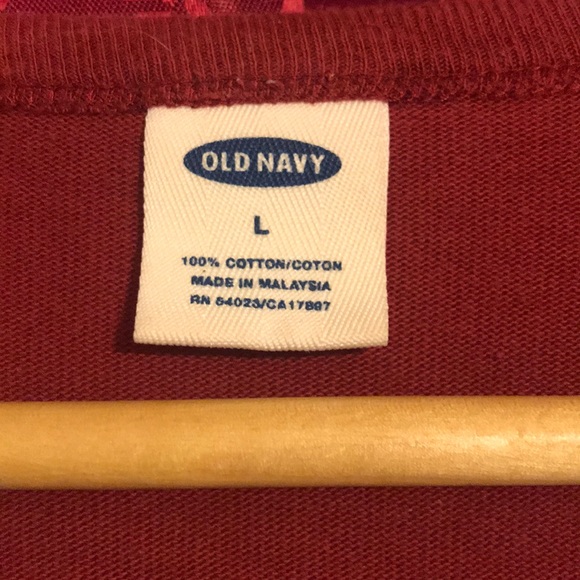 Red long sleeve Old Navy super soft - Picture 3 of 4